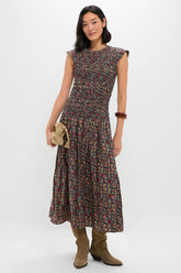 Garland Print Paramour Dress